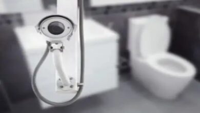 A sub-inspector hid a camera in the women police officers' toilet; the accused has been arrested.