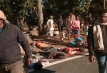 School bus overturns on Chhattisgarh-Jharkhand border: 10 dead, 19 seriously injured.