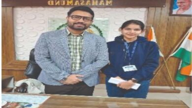 Exam Talk 2026: Srishti Sahu, a girl from Mahasamund, selected for the program; her invitation to Delhi brings joy to the district.