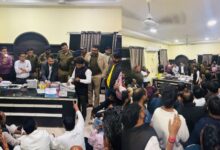 Allegations of irregularities in the SIR process: Congress stages protest at the Tehsil office.