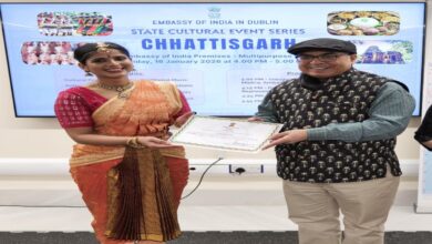 Chhattisgarh's art reaches Ireland: The echoes of folk culture in Dublin.