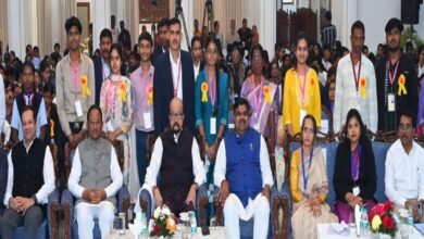 Governor Ramen Deka and CM Sai honored meritorious students