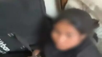 Woman assaulted for canceling massage booking.