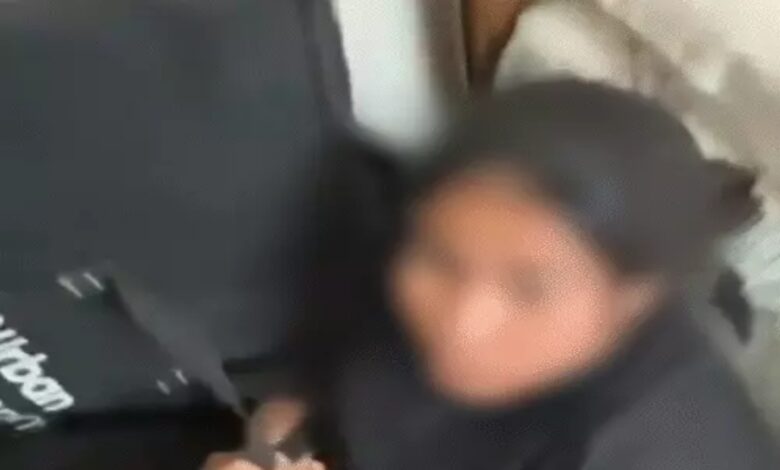 Woman assaulted for canceling massage booking.