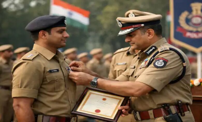 982 police personnel awarded service medals on Republic Day.