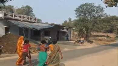 A widow was stripped half-naked and paraded through the village, then beaten with shoes and slippers.