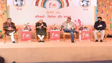 The Raipur Literature Festival witnessed a confluence of ideas on society and cinema, attracting a large crowd of attendees.