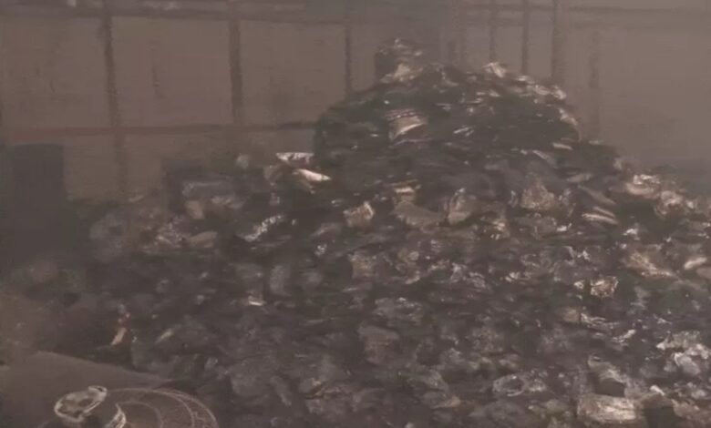 Fire breaks out in warehouses, 8 dead; several workers feared trapped.