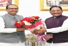 Chief Minister Sai had a courtesy meeting with Union Agriculture Minister Shivraj Singh Chouhan.