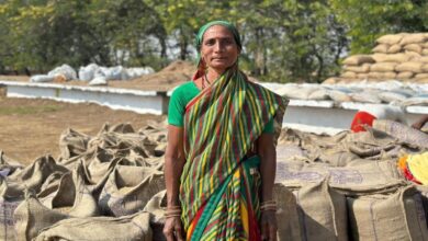 The paddy procurement system has changed the life of female farmer Chauti Bai.