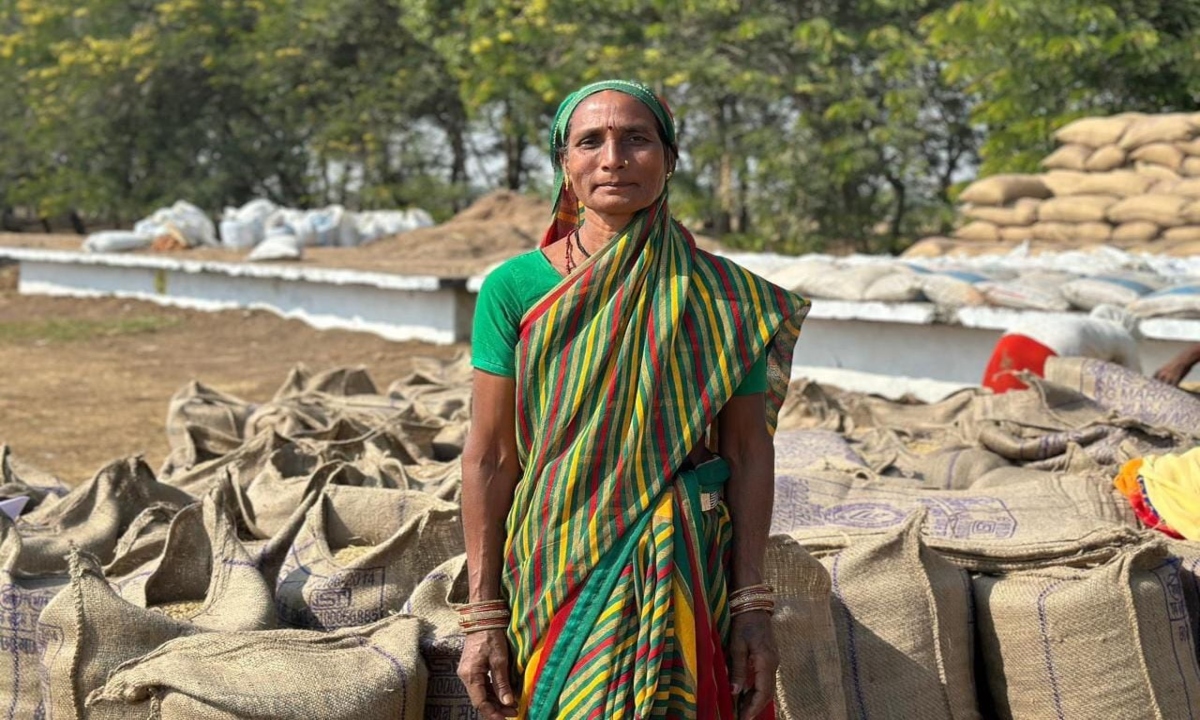 The paddy procurement system has changed the life of female farmer Chauti Bai.