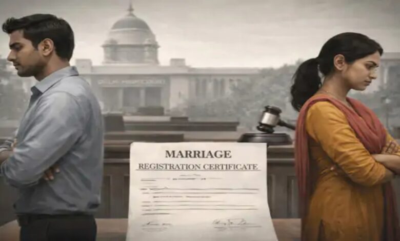 If a couple does not live together after marriage, the registration is merely a formality: High Court