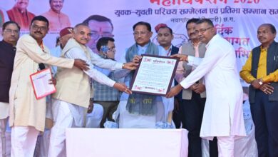 Chief Minister Vishnu Deo Sai grandly inaugurated the Mahasammelan (grand convention) of the Chhattisgarh Kumhar community.