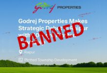 RERA has imposed a ban on Godrej's property in Nava Raipur.