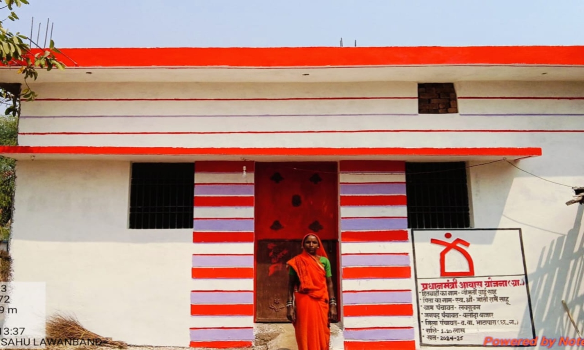 Balodabazar in Chhattisgarh ranks first in PM housing construction.