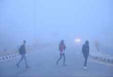 Madhya Pradesh experienced the densest fog today, leading to school closures in 18 districts.