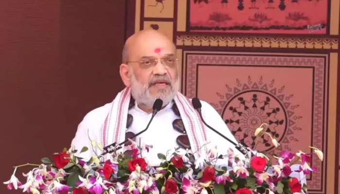 Home Minister Amit Shah arrives in Raipur, his second visit within a month; he will stay in the state for three days.