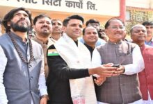 Children launched a rocket at the Rakhi Space Center; CM Sai was present.