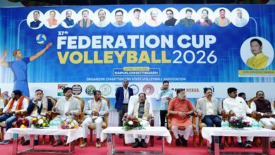 CM Sai inaugurated the 37th Federation Cup Volleyball Championship.