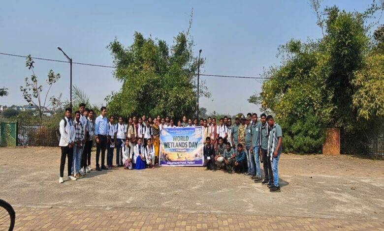 Awareness program for wetland conservation and biodiversity enhancement at Balsamund Reservoir.