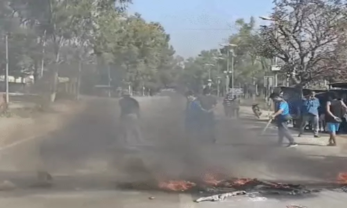 Violence erupts in Manipur in protest against the new Deputy Chief Minister.