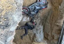 Biker dies after falling into a pothole: 3 water board officials suspended, case registered.