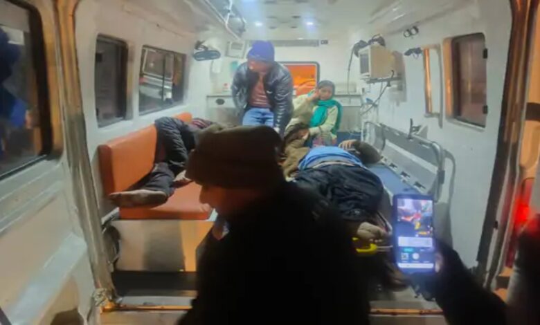 A horrific accident occurred on the expressway in Mathura.