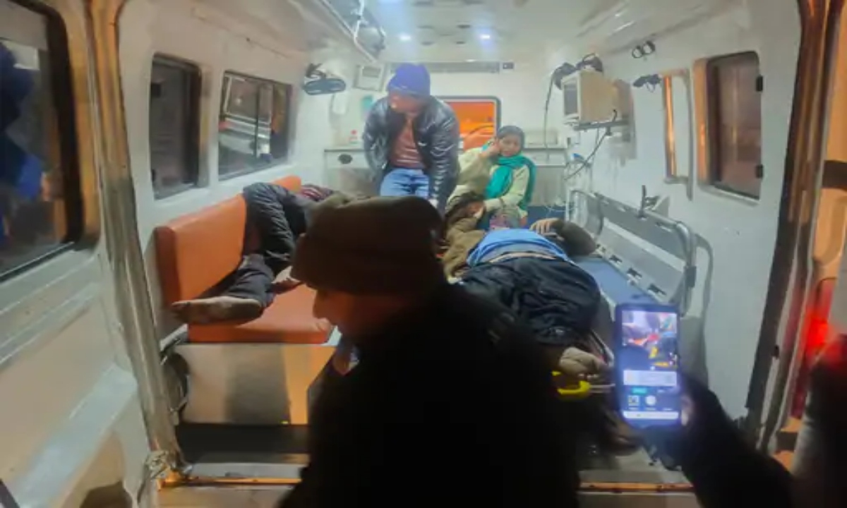 A horrific accident occurred on the expressway in Mathura.