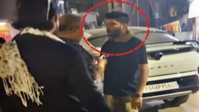 Shoaib Dhebar, son of a liquor baron, is absconding after threatening to kill a school owner.