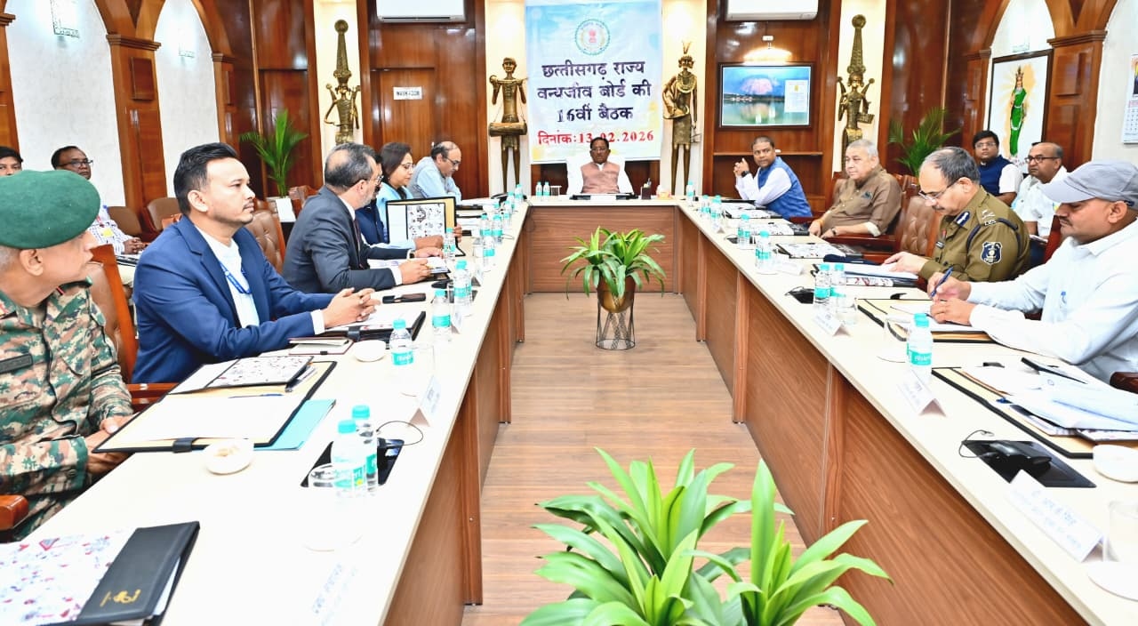 State Wildlife Board meeting concluded under the chairmanship of CM Sai; officers were instructed to take strict action.