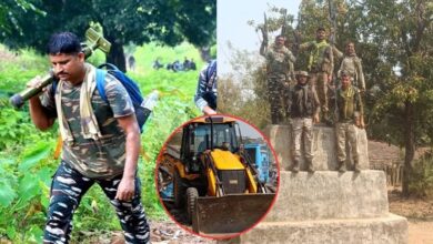 Saeed-Shah's bulldozer is running on Maoist monuments in Bastar, demolishing more than 70 in a year.