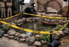 A 3-year-old boy drowned in an artificial pond at a photo studio during a photoshoot.