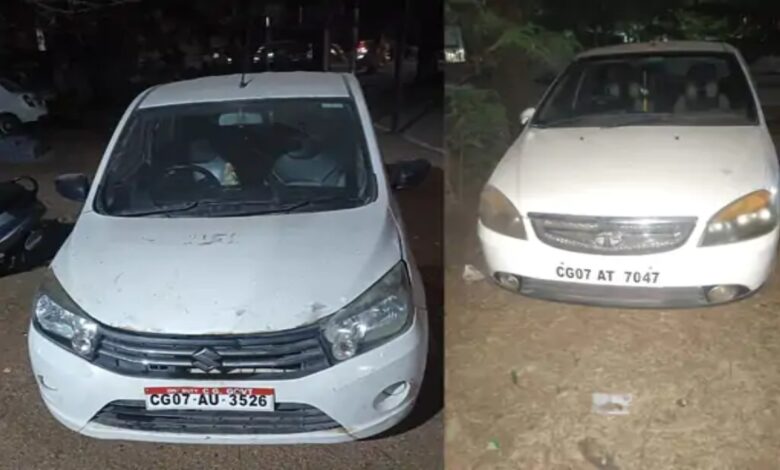 Misuse of government vehicle: The accused in the Durg gang rape case were transported in cars with 'CG Government' written on them.