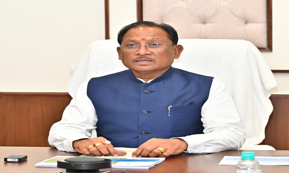 State Government is committed to make water conservation a mass movement: Chief Minister Sai