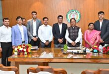Courtesy visit of IAS officers from State Administrative Service to CM Sai