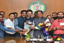 Courtesy visit of Chhattisgarh Employees Officers Federation to CM Sai