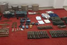 46 lakh cash and weapons recovered from Naxalite dump in Bhaludighi hill