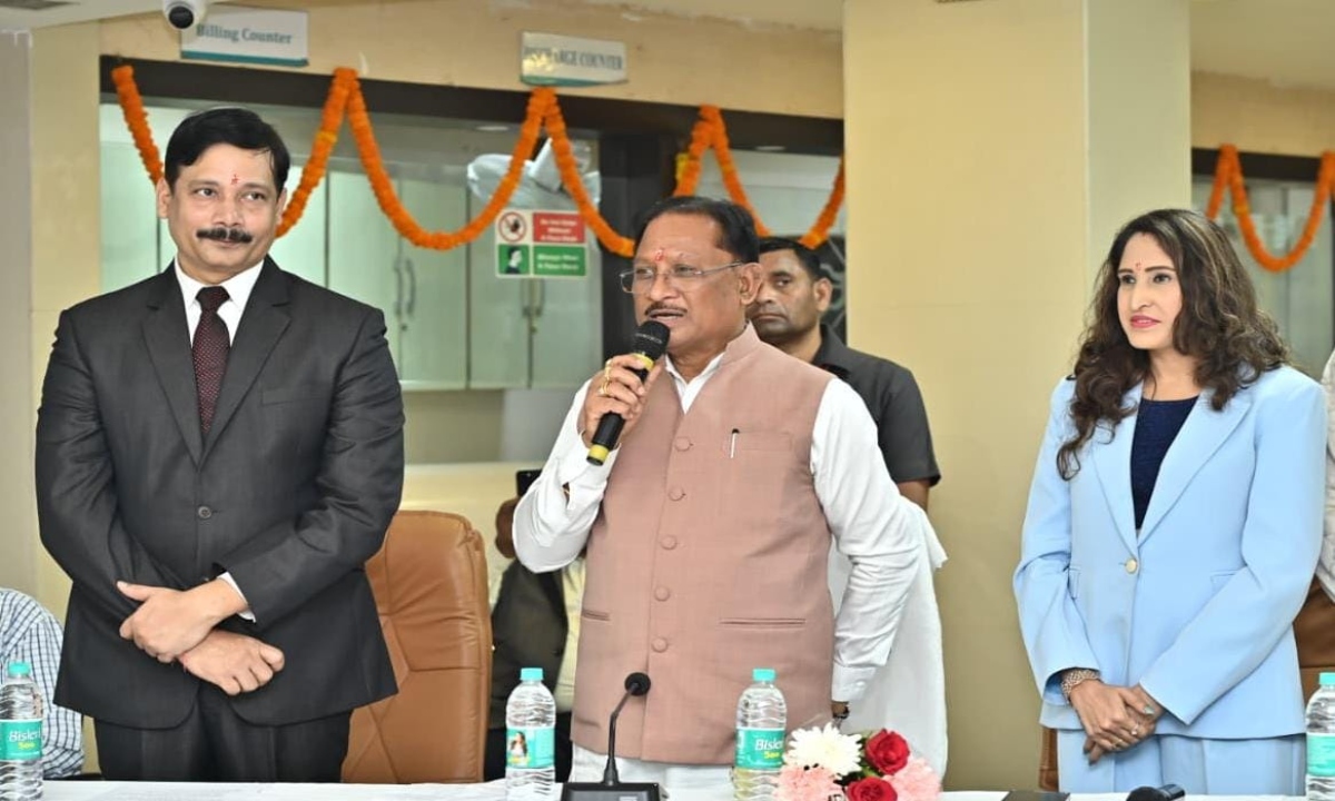 Health revolution in Chhattisgarh: CM Sai inaugurates 200-bed state-of-the-art cancer hospital