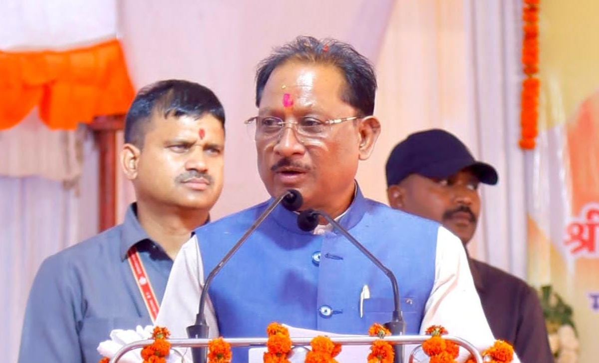 Chief Minister Vishnudeo Sai's Major Announcement: Community Halls Worth ₹50 Lakh Each to be Built in Kasdol and Palari.