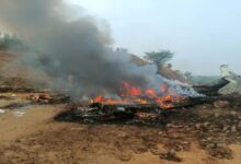 Claim: Ajith's plane crashed into trees before landing