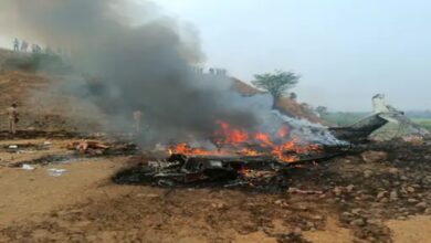 Claim: Ajith's plane crashed into trees before landing