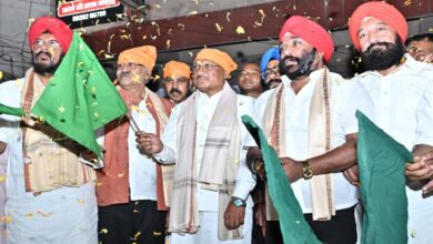CM Sai flagged off the Sangat buses for Hola Mohalla.