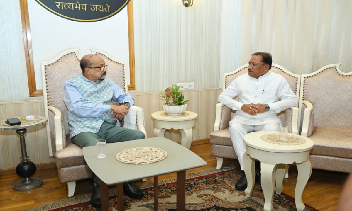 CM Sai wishes Governor Ramen Deka on his birthday