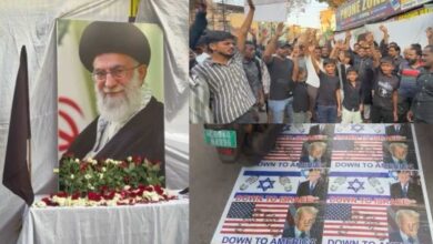 Anger erupts in Raipur over Khamenei's death