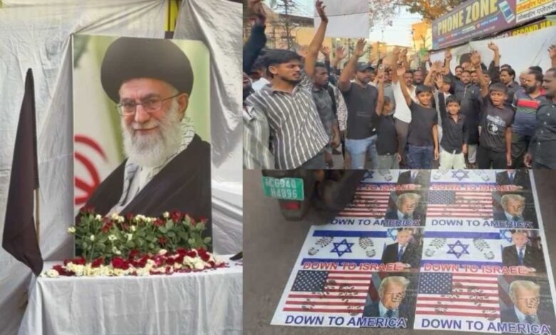 Anger erupts in Raipur over Khamenei's death