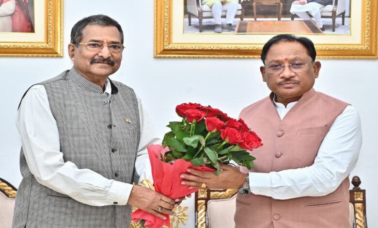 Police Accountability Authority member Rajiv Srivastava met CM Sai.