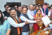 Rajya Sabha elections: Lakshmi Verma files nomination, BJP leaders present