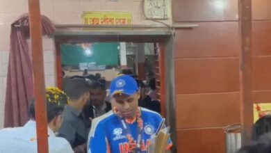 After winning the World Cup, captain Suryakumar Yadav visited Hanuman temple.