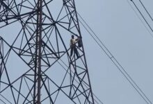 Villager Climbs High-Tension Tower in Raipur; Accuses Fortune Metal Pvt. Ltd. of Refusing to Hand Over Land