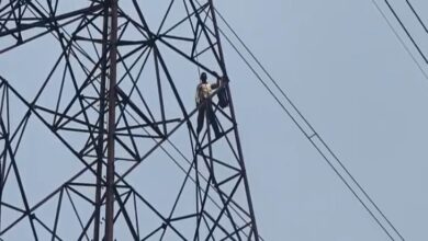 Villager Climbs High-Tension Tower in Raipur; Accuses Fortune Metal Pvt. Ltd. of Refusing to Hand Over Land